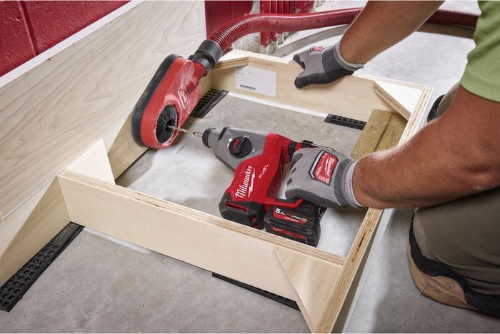 Акумуляторний безщітковий перфоратор SDS-PLUS MILWAUKEE M12 FHAC16-0X (1,15Дж) (HD кейс) фото 10