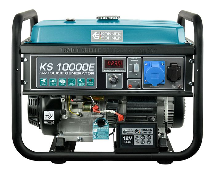 Бензиновий генератор Könner & Söhnen KS 10000E фото 1