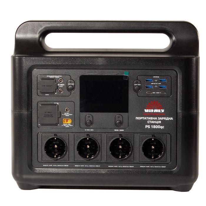 Портативная аккумуляторная станция Vitals Professional PS 1800qc 223638 фото 2