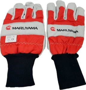 Захисні шкіряні рукавички"Maruyama"посиленого захисту для роботи з бензопилою та іншим обладнанням фото 1