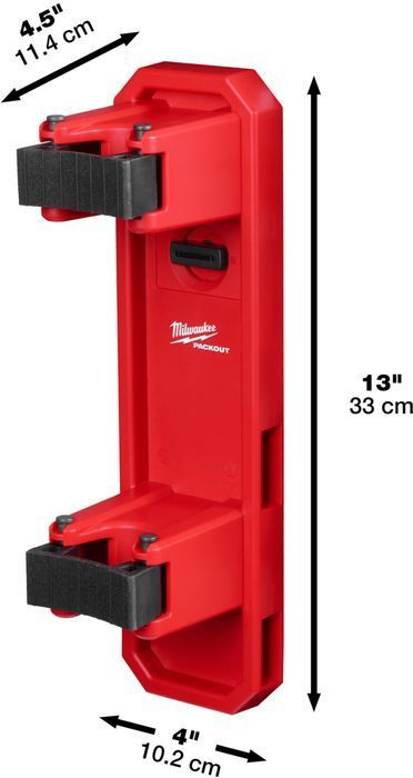 Держатель инструмента MILWAUKEE PACKOUT SINGLE LONG HANDLED STORAGE 4932493382 фото 5
