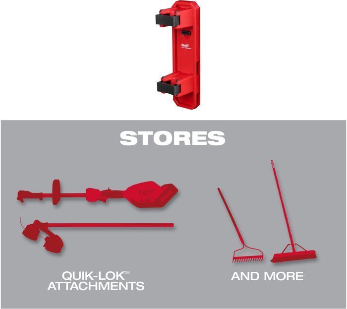 Держатель инструмента MILWAUKEE PACKOUT SINGLE LONG HANDLED STORAGE 4932493382 фото 6