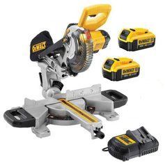 Акумуляторна торцювальна пилка DeWALT DCS365M2 фото 1