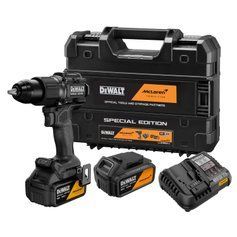 Дриль-шурупокрут DeWALT, McLaren F1 TEAM SPECIAL EDITION, безщітковий ударний, XR Li-Ion 18 В 4 Аг, 90 Нм, 0-650/0-2000 об/хв, 0-11050/0-34000 уд/хв., патрон 13 мм швидкозатискний, кількість швидкостей - 2, вага 1.34 кг, 2 акумулятори, зарядний пристрій,  фото 1