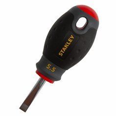 Отвертка FatMax&reg; Stubby с параллельным жалом под шлиц SL5.5 с длиной стержня 30 мм STANLEY 0-65-400 фото 1