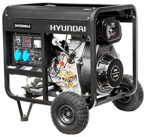 Дизельний генератор Hyundai DHY 8000LE фото 1