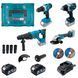 Аккумуляторный набор инструментов PROFI-TEC Combo Set 4/4 POWERLine (PBH201BL, DTW800BL, DGA20BL, PCD2820V)