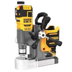 Верстат свердлильний акумуляторний безщітковий DeWALT з електромагнітним тримачем, XR Li-Ion 18 В, 2 швидкості (130-420 об/хв та 250-810 об/хв), макс. діаметр свердління 50 мм, вага 14.4 кг фото 1