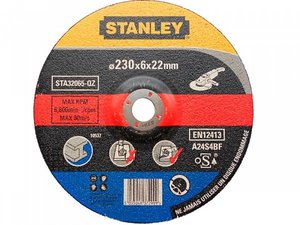 Диск зачистной по металлу STANLEY 230x6,0х22 мм тип DPC STA32065 фото 1
