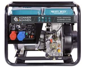 Дизельний генератор Könner & Söhnen KS 8102HDE-1/3 ATSR фото 1