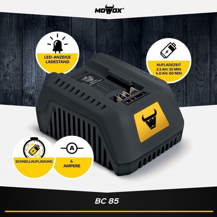 Акумулятор Mowox BA 154 40V 4.0Ah із зарядним пристроєм BC 85 фото 3