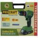Аккумуляторный шуруповерт Procraft PA18LiN DFR