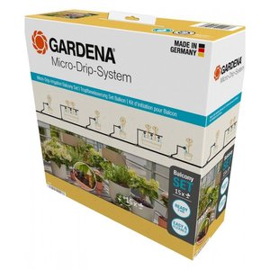 Комплект поливу Gardena Micro-Drip-System Balcony Set на 15 рослин фото 1