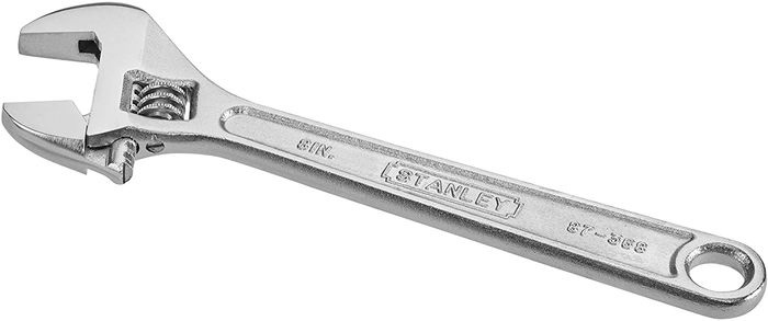 Ключ гаечный разводной длиной 200 мм, максимальный размер 24 мм STANLEY 1-87-368 фото 1
