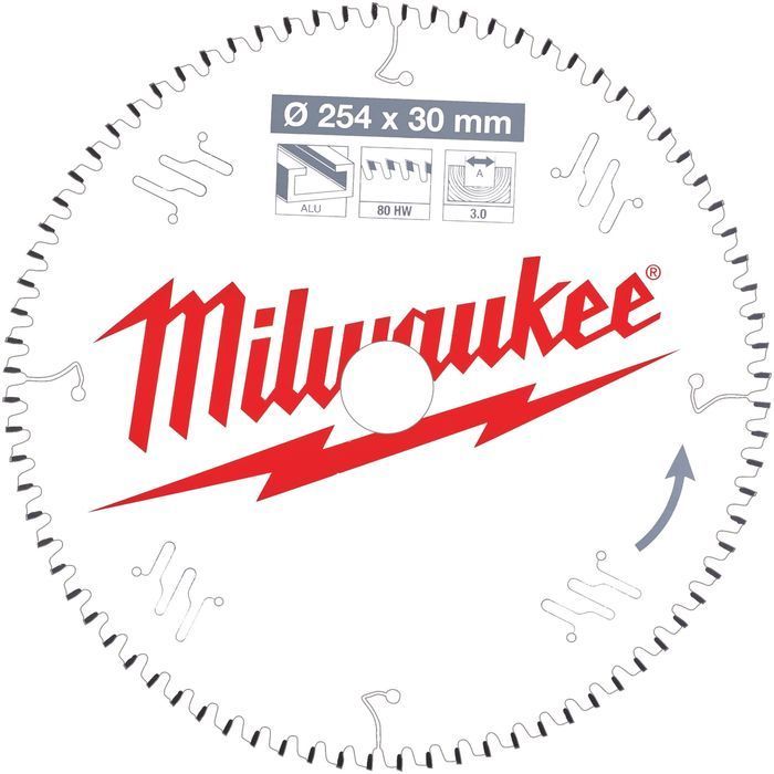 Пильний диск PFTE MILWAUKEE, діам.165х20х2,2мм, 48 зуб. фото 2