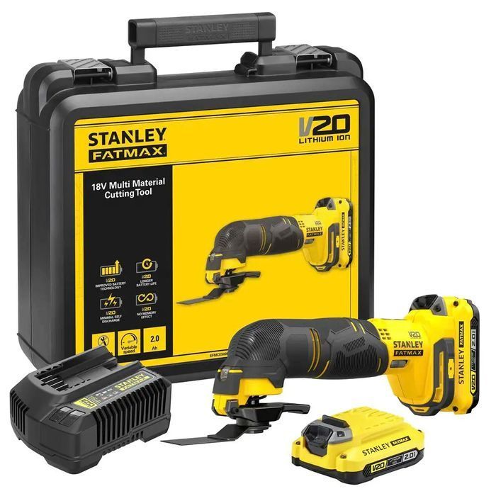 Багатофункціональний інструмент акумуляторний STANLEY FATMAX SFMCE500D2K фото 3