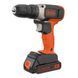 Дриль-шуруповерт акумуляторний BLACK+DECKER BCD001C1