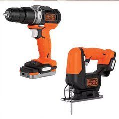 Набір із двох інструментів BLACK+DECKER BDCK122S1S фото 1