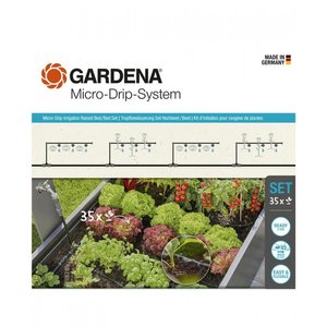 Комплект полива Gardena Micro-Drip-System Raised Bed Set для высоких грядок на 35 растений (13455-20) фото 1
