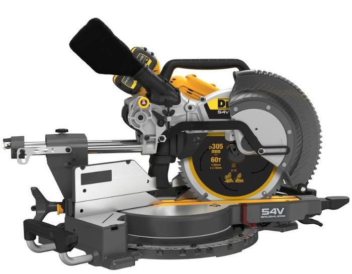 Пила торцовочная аккумуляторная бесщёточна DeWALT DCS781X2 фото 3