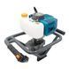 Мотобур PROFI-TEC GB-52/250 (1,4 кВт / 1,9 к.с., 51,7 см&sup3;, бури: 80, 100, 150, 200, 250 мм, посилена рама, БЕЗ БУРОВОЇ НАСАДКИ