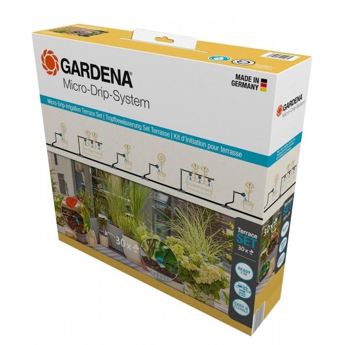 Комплект полива Gardena Micro-Drip-System Terrace Set на 30 растений (13400-20) фото 6