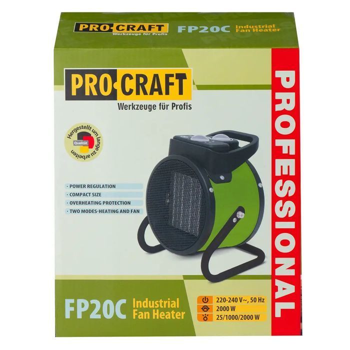 Тепловентилятор керамічний Procraft FP20C фото 11