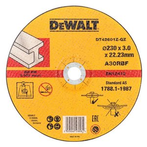 Круг отрезной по металлу DeWALT DT42601Z фото 1