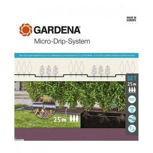 Комплект поливу Gardena Micro-Drip-System для рядного поливу 25 м, 1.6 л/год фото 1