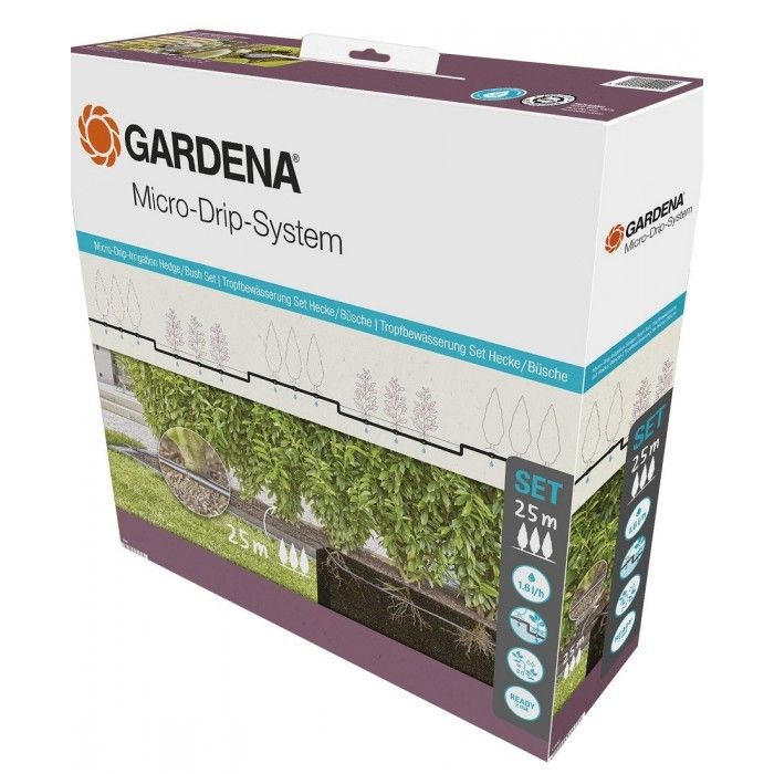 Комплект полива Gardena Micro-Drip-System для рядного полива 25 м, 1.6 л/час (13500-20) фото 3