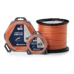 Леска звезда жесткая сердцевина оранжевая Husqvarna Core Cut 2.4 мм, 15 м (5976692-10) фото 1