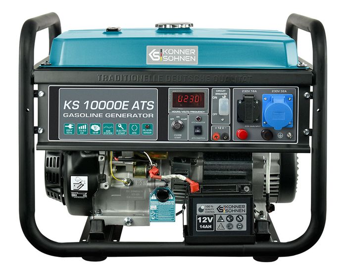 Бензиновий генератор Könner & Söhnen KS 10000E ATS фото 1