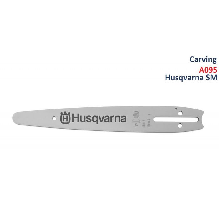 Пильна шина Husqvarna Carving 10"/25 см, 1/4", 1.3 мм, SM, HN, 60DL (5873944-60) фото 1