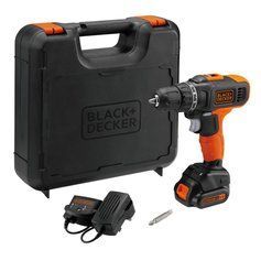 Дрель-шуруповёрт аккумуляторная BLACK+DECKER BCD7122CK фото 1