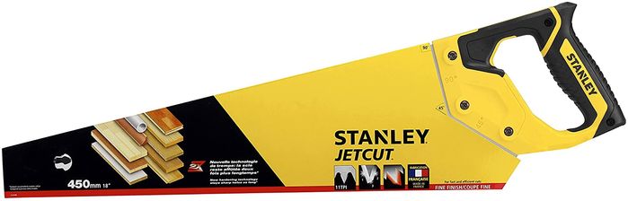 Ножівка Jet-Cut Fine завдовжки 450 мм для поперечного та поздовжнього різу по деревині STANLEY 2-15-595 фото 3