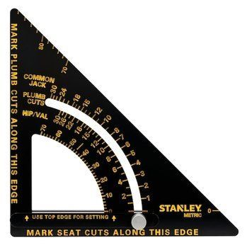 Угольник-транспортир STANLEY STHT46056-0 Quicksquare&reg;, 180 мм  фото 1