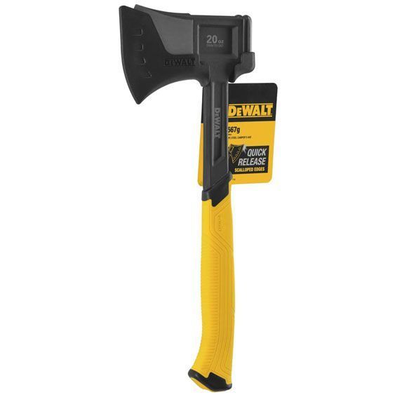 Сокира туристична суцільнометалева вагою 990 грам з чохлом DeWALT DWHT51387-0 фото 5