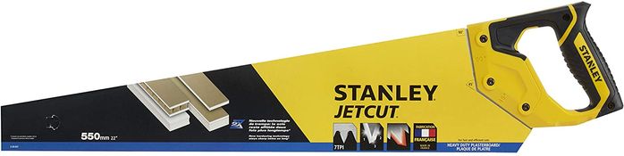 Ножівка Jet-Cut довжиною 550 мм для роботи по гіпсокартону STANLEY 2-20-037 фото 3