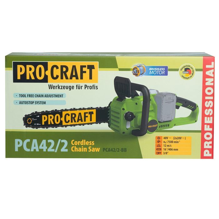 Аккумуляторная цепная пила Procraft PCA42/2 (Без АКБ и ЗУ) фото 18