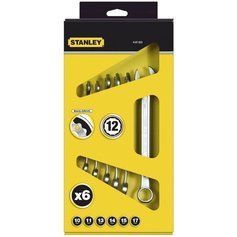 Набір із шести комбінованих ключів MaxiDrive Plus STANLEY 4-87-053 фото 1