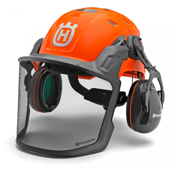 Шлем защитный Husqvarna Technical с наушниками (5850584-01) фото 1