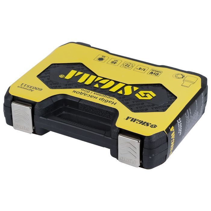 Набор насадок торцевых и бит Sigma 1/4" 46 шт CrV (6003511) фото 9